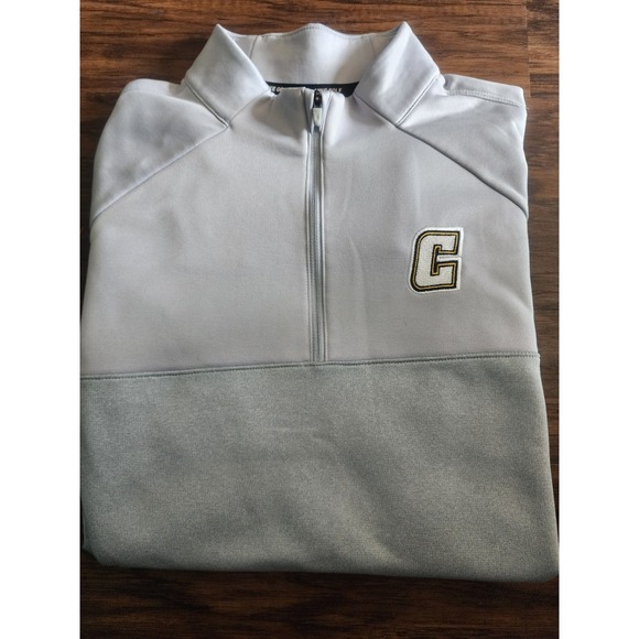 Nike Golf  1/4 Zip Pullover Large Men's Gray Shirt L Long Sleeve Jacket - Picture 1 of 9